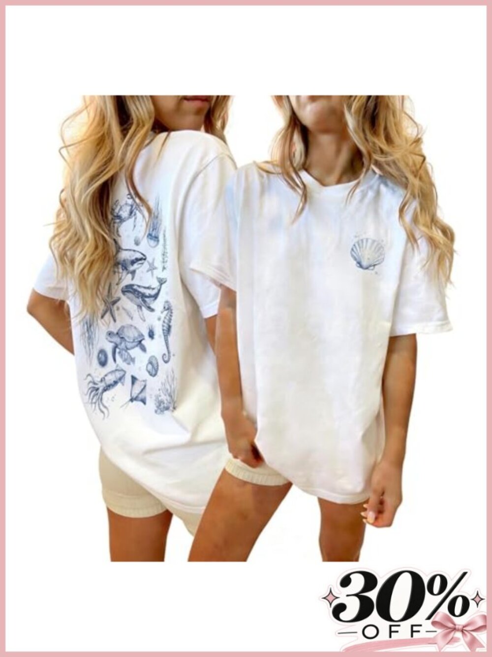 Women's Y2K Oversized Floral Tee Short Sleeve Crew Neck Summer Top